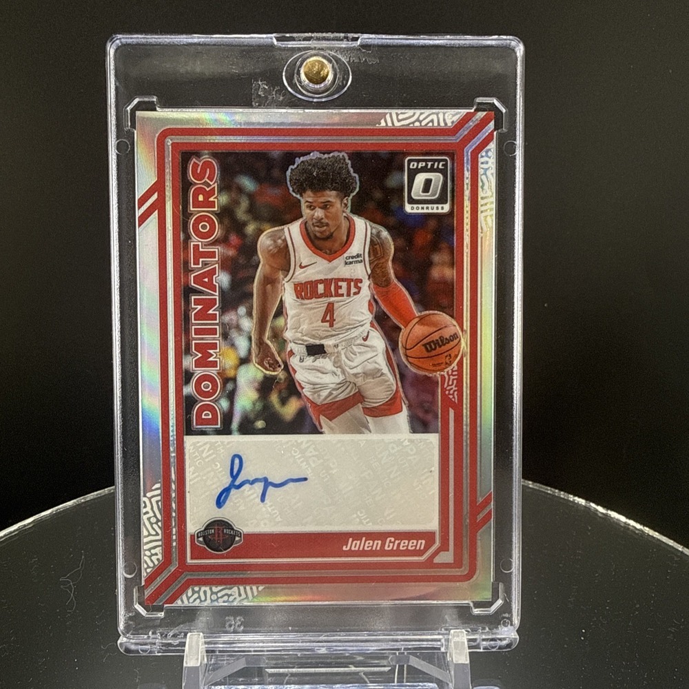 Jalen Green 2023-24 NBA Panini Donruss Optic Dominators #DS-GRN Holo Prizm /99